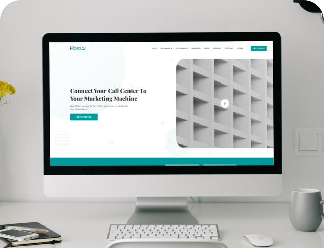 Pipes.ai Website UI/UX Design by Swati Gondaliya